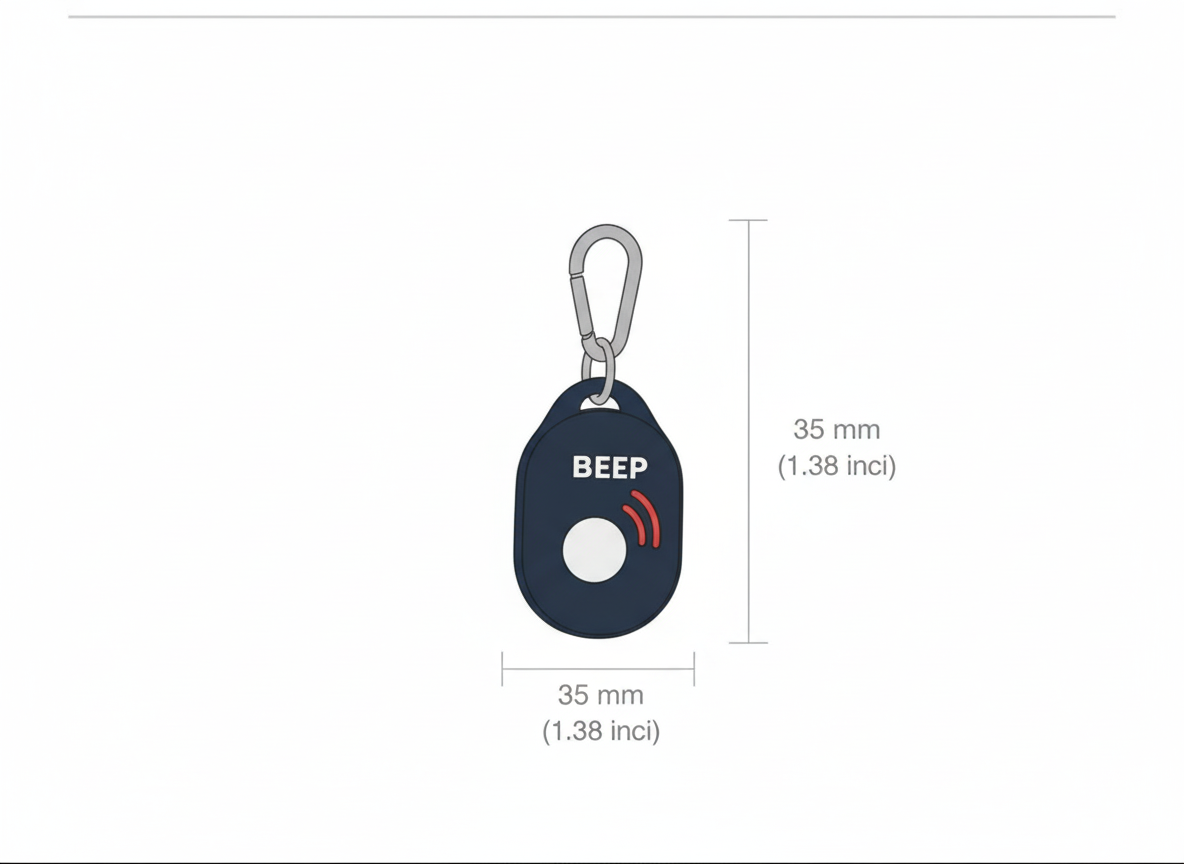 BEEP Emergency Keychain